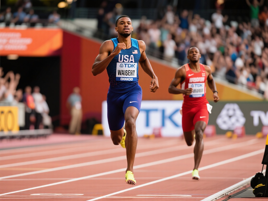 周娅菲摘银 沃森创世界新纪录 与此同时,美国选手沃森在男子长跑项目中以