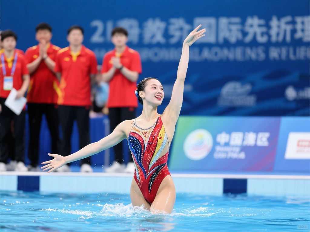 徐汇妍斩获花游世界杯加拿大站单人技术自选金牌 徐汇妍的卓越表现背后离不开整个团队的鼎力