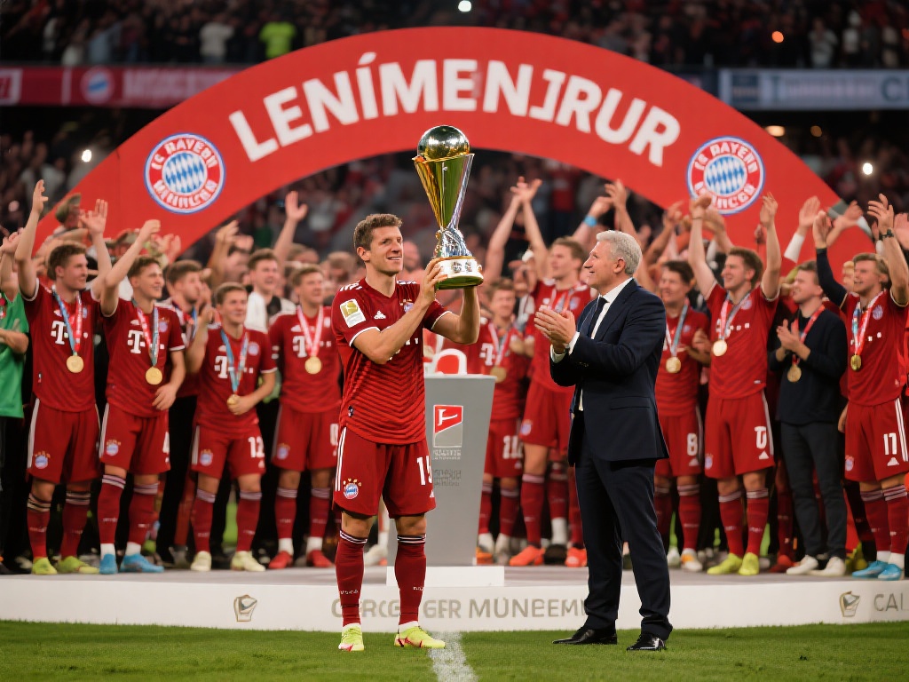 拜仁重夺德甲冠军撒花,穆勒告别传奇落幕 在体育界,足球无疑是一项激动人心且备受瞩