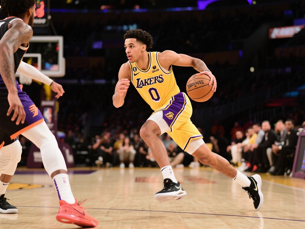 里夫斯精妙助攻 詹姆斯三分首开纪录 在比赛中,里夫斯展现了他作为年轻后卫的出