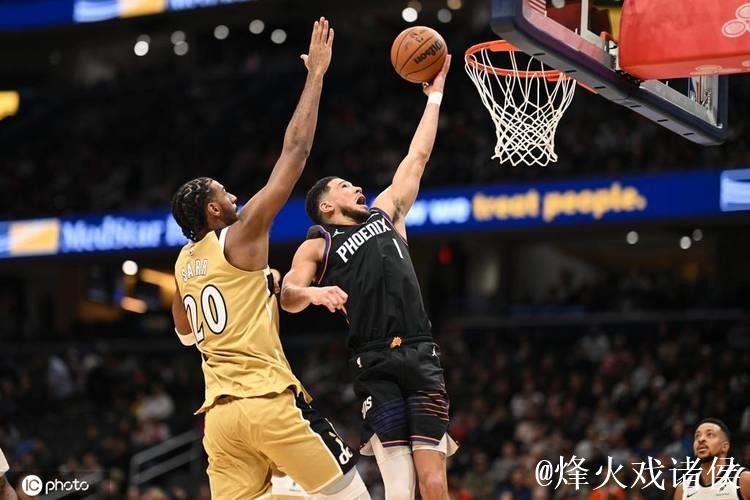 布克贡献22+6+5,特雷-约翰逊砍24分,太阳客胜奇才 布克贡献22+6+5,特雷-约翰逊砍24分,太阳客胜奇才